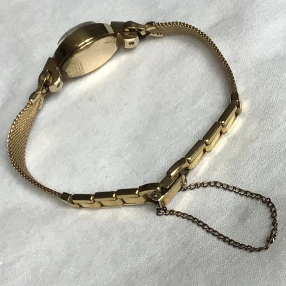 Benrus - Vintage elegant ladies gold watch with box - Picture 4 of 11